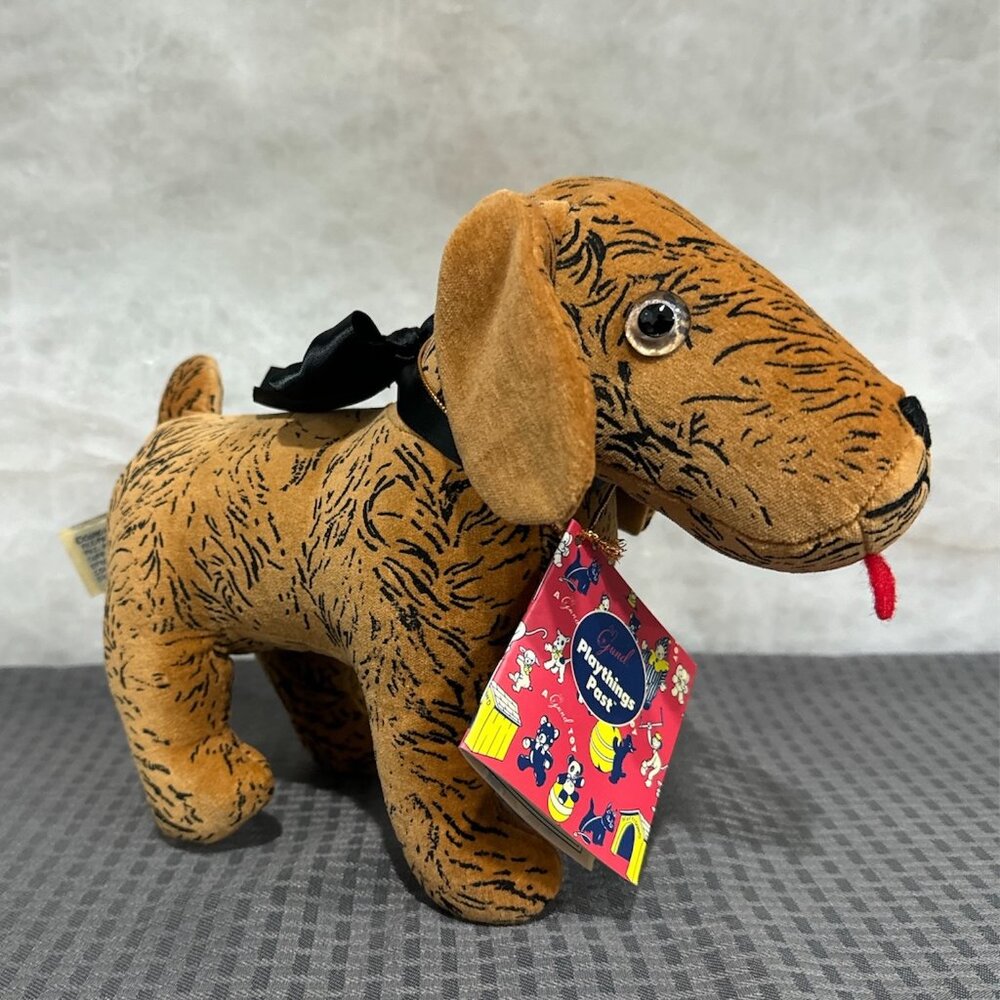 NIB Gund Playthings Past My Name is Velveteen Dog #9552 First Edition